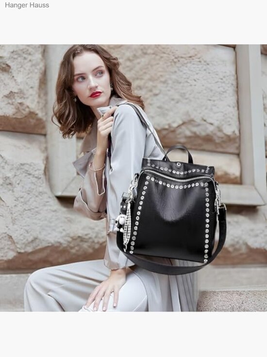 Convertible Backpack Purse - Fashion Tote Backpack, Shoulder Bag, Travel main image 5